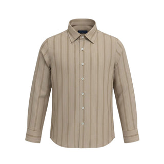 Emanuel Pris Camicia A Righe In Misto Viscosa ECM4186R