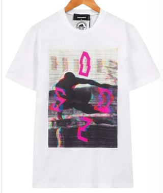Dsquared2 Crewneck T-shirt with front print S74GD0810