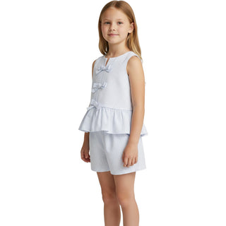Lalalù Completo A Righe In Cotone Per Bambina COML90RB