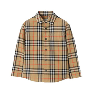 Burberry Camicia In Popeline A Quadri 8117166