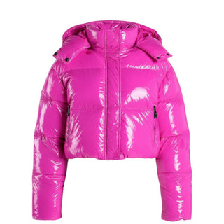 Canadian Giubbino cropped in nylon laqué G223225WREG