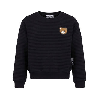 Moschino Sweatshirt mit Rundhalsausschnitt und Teddy HUF07J