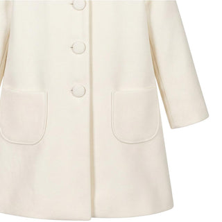 Coccodè Cappotto Classico Color Panna C64573/1J Per Bambina
