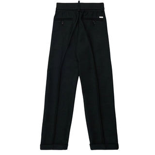 Dsquared2 Pantaloni Eleganti Neri DQ3410-D0AJ4-DQ900 Per Bambino