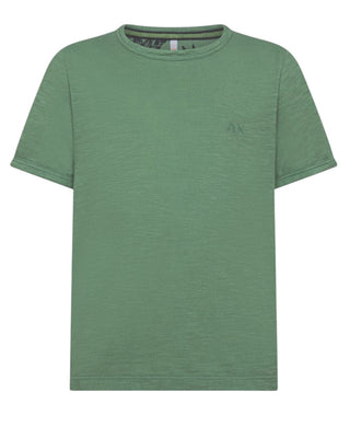 Sun68 T-Shirt Girocollo T35318 Con Logo