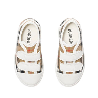 Burberry Sneakers In Cotone Check 8117797 Per Bambini