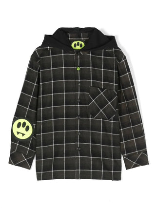 Barrow F3BKJUSI035 Kids Check Hooded Shirt