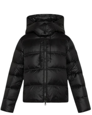 Peuterey Giubbino trapuntato nero con cappuccio PKK2074