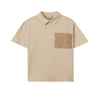 Fendi Polo Beige Con Taschino FF BMI282-7AJ