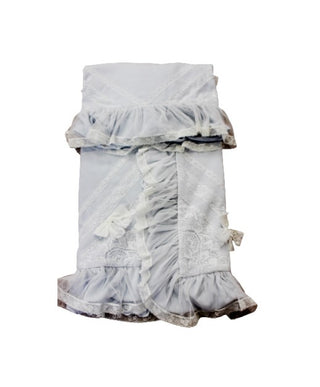 Chenille Blanket ra444001 With Lace