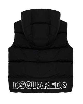 Dsquared2 Hooded Sleeveless Jacket DQ1731-D00BN