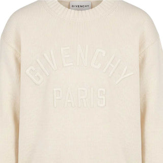 Givenchy Maglia Avorio In Misto Cashmere H31487/117 Per Bambini
