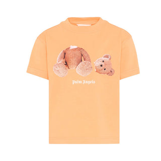 Palm Angels T-Shirt Arancione PBAA003S26JER001/030 Con Teddy