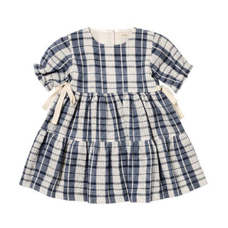 Maperò Vestina A Quadri In Misto Cotone M33227 Da Neonata