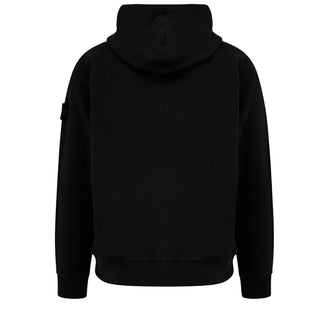Stone Island Felpa Nera Con Zip E Cappuccio L2S156100067/V0029 Per Uomo