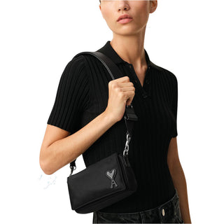 Amis Paris Borsa Porta Pranzo Marcel In Nylon Nero ULL710.AW0001/001