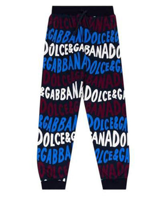 Dolce & Gabbana Pantaloni jogger con stampa all-over L4JPFE-HS7OX