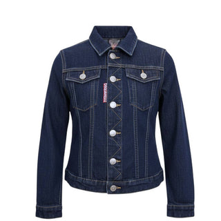 Dsquared2 Giubbino Jeans Con Logo Stampato DQ03Q8-D00WJ