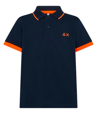 Sun68 Polo A Maniche Corte A35320 Con Logo