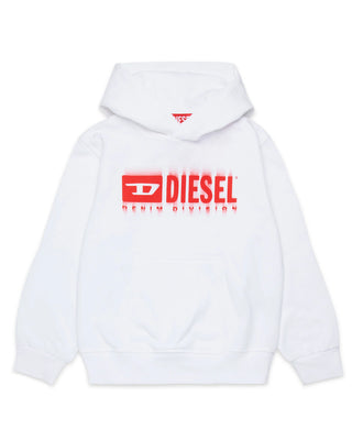 Diesel Felpa Con Cappuccio J02042-KYAVF E Logo Degradé