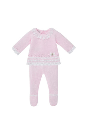 Paz Rodriguez Zweiteiliger Playsuit mit Rüschenkragen 003-11217