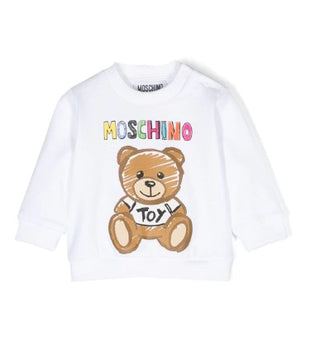 Moschino Felpa girocollo con stampa MTF04Q