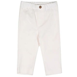 J.o Milano Pantaloni Panna In Gabardina 2664B2-02J Per Bambino