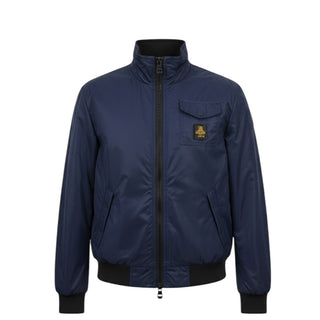 RefrigiWear Bomber A Vento In Nylon Blu 161CRMJS25