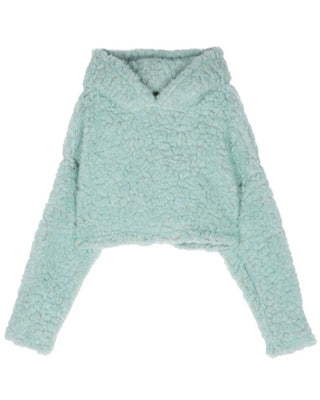 Doudou Maglia cropped con cappuccio da bambina DV4A50-U0177