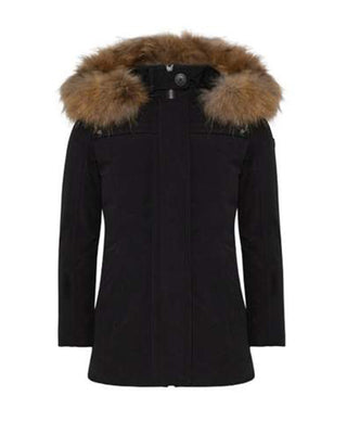Canadiens Parka Glory a 3/4 con cappuccio in vera pelliccia CAC0503
