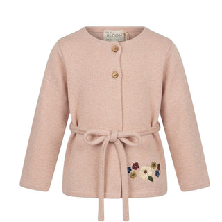BLOOM Cardigan Rosa In Misto Cotone 138317 Per Bambina