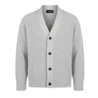 I'm Brian Cardigan Grigio In Misto Cotone Per Uomo MA3607