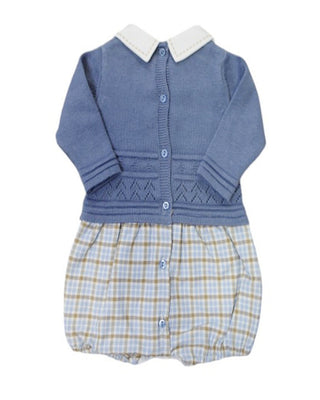 Doctor Kids Velvet Romper dk2141 With Buttons