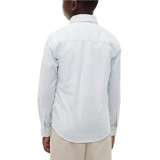 Tommy Hilfiger Camicia A Righe Oxford Essential KB0KB10192-C10J Per Bambino