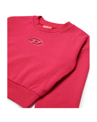 Diesel Felpa cropped con logo Oval D J01826-KYAX3