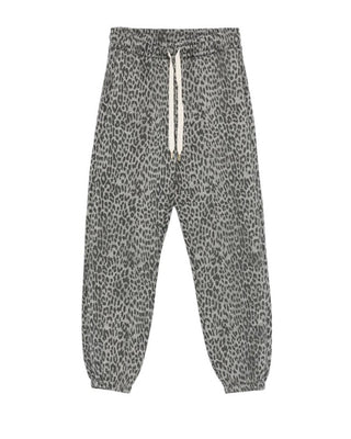 Lù:Lù Pantaloni jogger grigi animalier da bambina LL3335