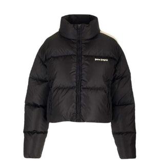 Palm Angels Giubbino crop con logo PWED018F23FAB0011001