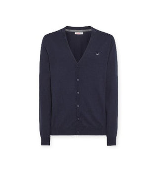 Sun68 Maglia girocollo con logo ricamato k43303