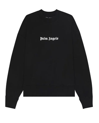 Palm Angels Felpa girocollo con stampa logo PMBA080C99FLE0011001