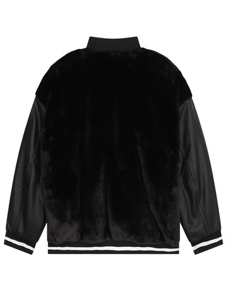 Dkny Giubbino modello bomber in eco-pelliccia D60237