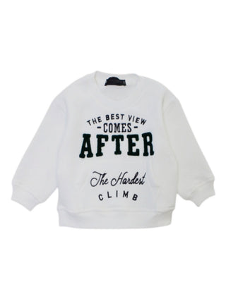 DO NOT CONFORM Sweatshirt mit Rundhalsausschnitt und Stickerei vorne FE028