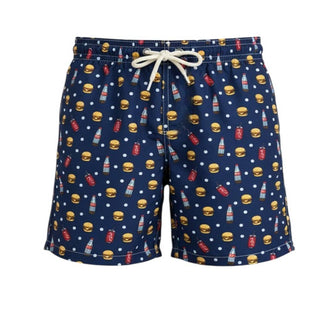 Mc2 Saint Barth Costume Jean Lighting Con Micro Fantasia JEA0004/02611L Per Bambino