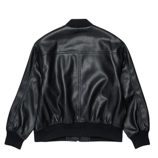 Diesel Giubbino Jlakhat nero in similpelle con logo J02648-KXB9D-K900