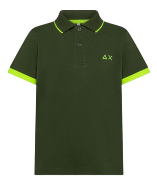 Sun68 Polo A Maniche Corte A35320 Con Logo