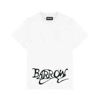 Barrow T-shirt A Maniche Corte Bianca Con Logo S6BKJUTH075-002