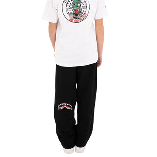 SPRAYGROUND Pantaloni Jogger Neri Con Stampa SPY1516GBLK Per Bambini