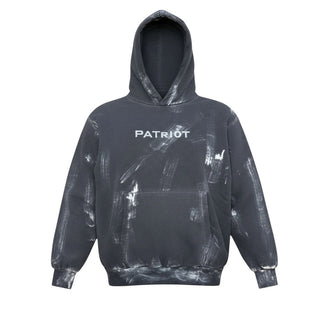 Patriot Felpa grigia con cappuccio e logo PFE/037