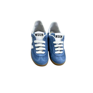 Msgm Sneakers Retro Trainer 79821 In Camoscio