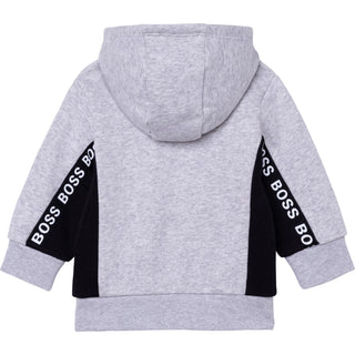 Ugo Boss Sweatshirt mit Reißverschluss und Kapuze J05901