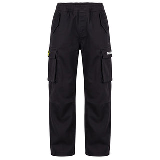 Barrow Pantaloni Cargo Neri In Gabardina F6BKJUPA091-110 Per Bambini